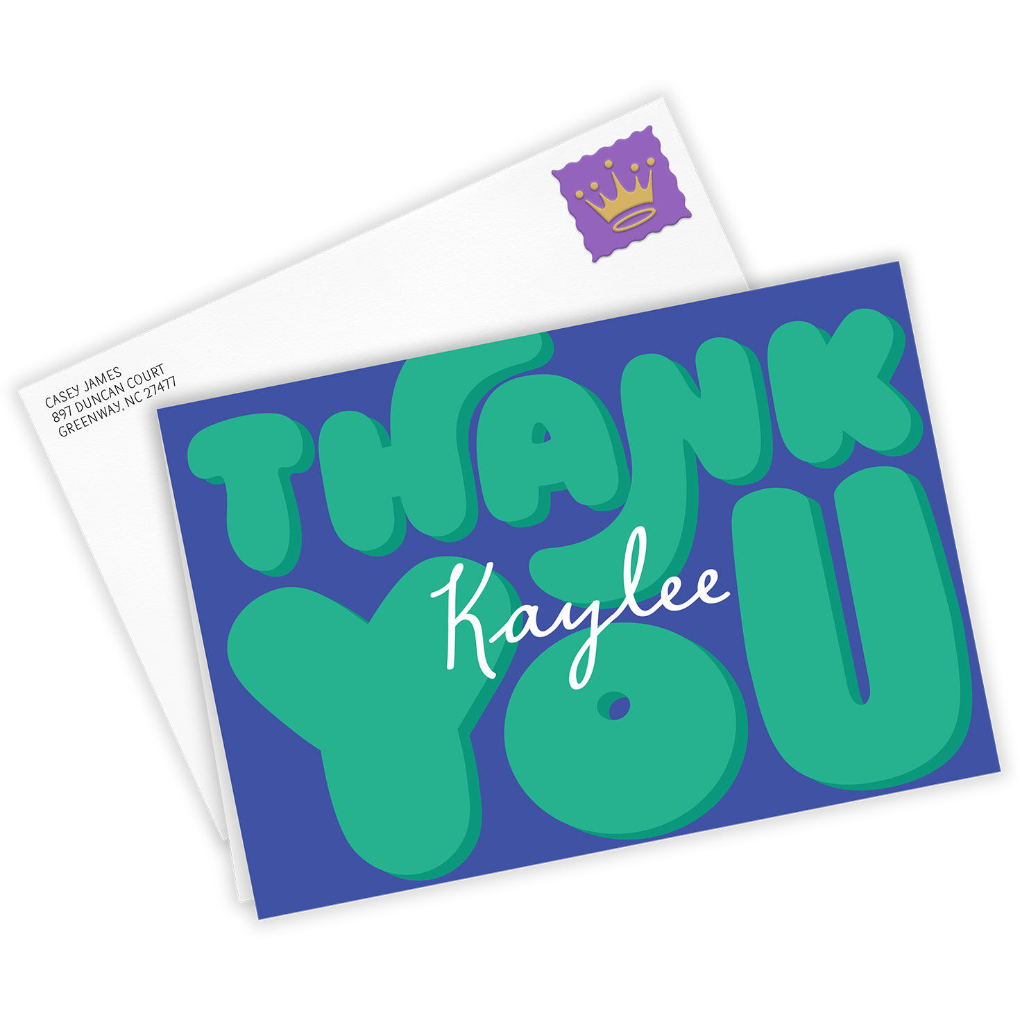 Bold and Fun Custom Thank-You Card for only USD 4.99 | Hallmark