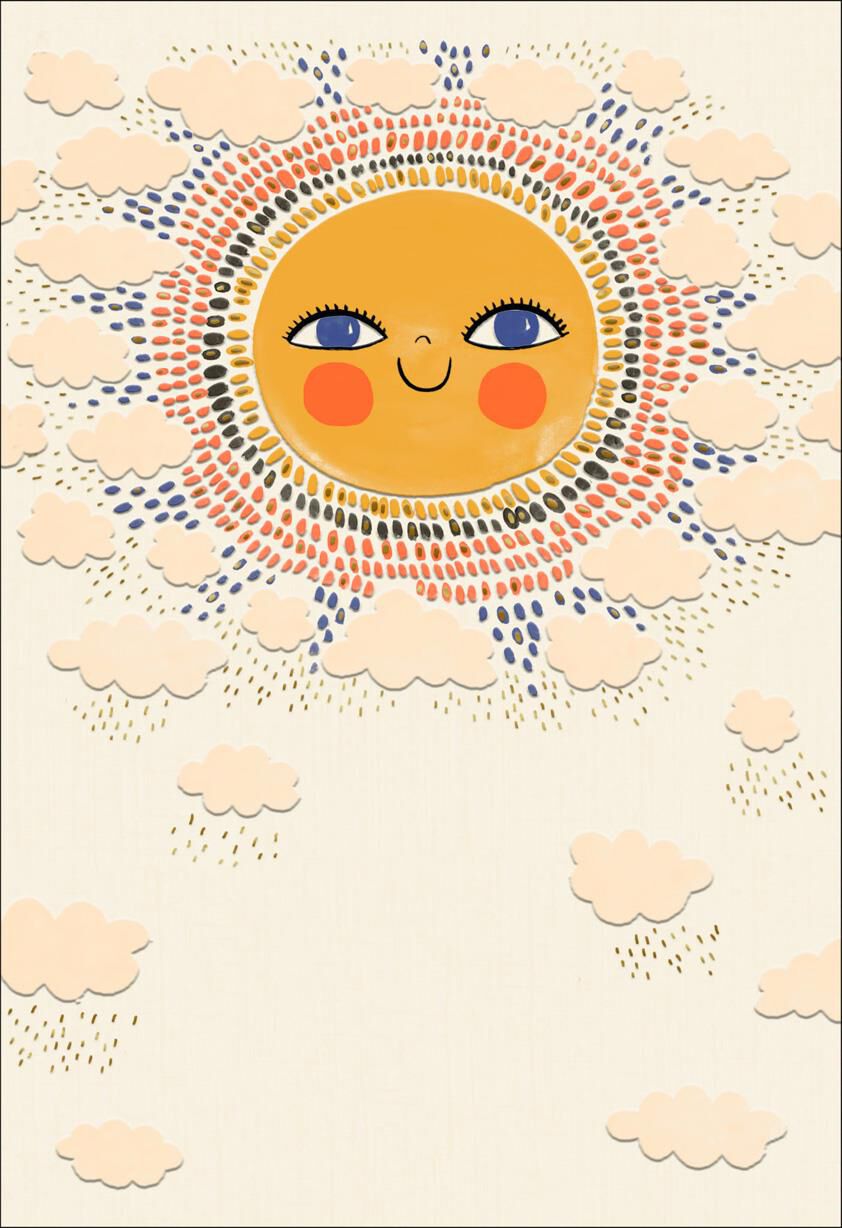 A Little Sunshine Care and Concern Card