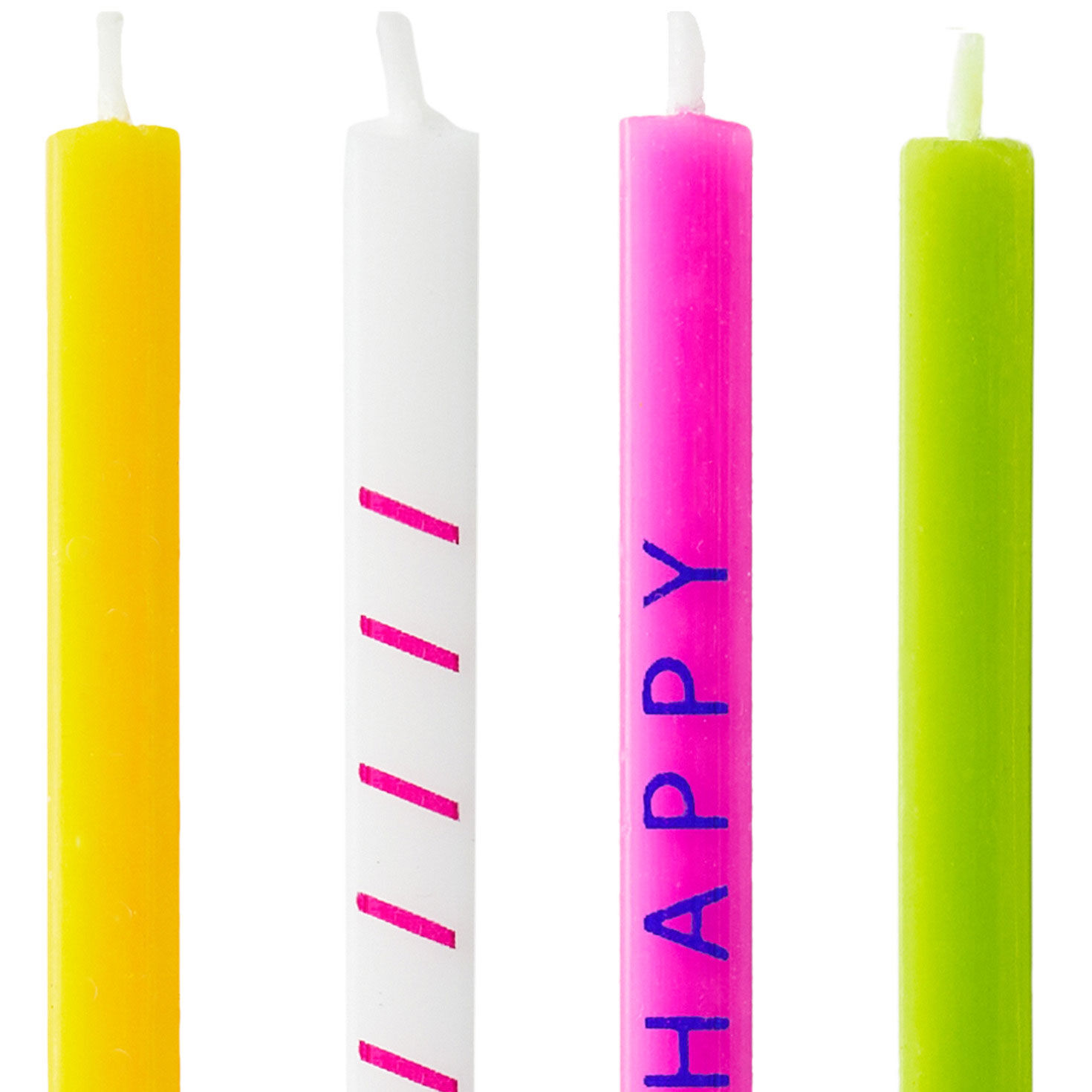 Colorful Square Birthday Candles, Pack of 6, , large image number 4