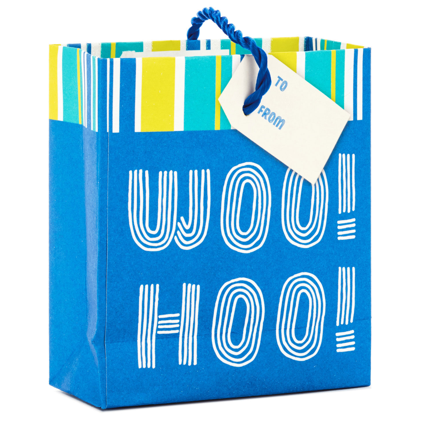 Woo Hoo Gift Card Holder Mini Bag, 4.5" Back image number 2