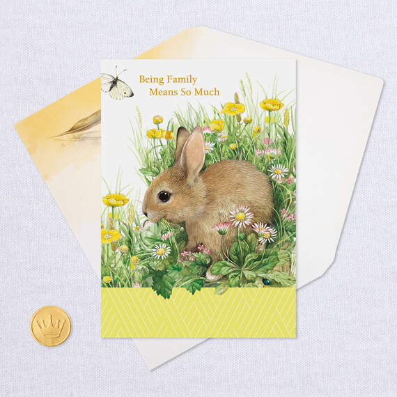 Marjolein Bastin Bunny and Flowers Birthday Card, , large image number 5