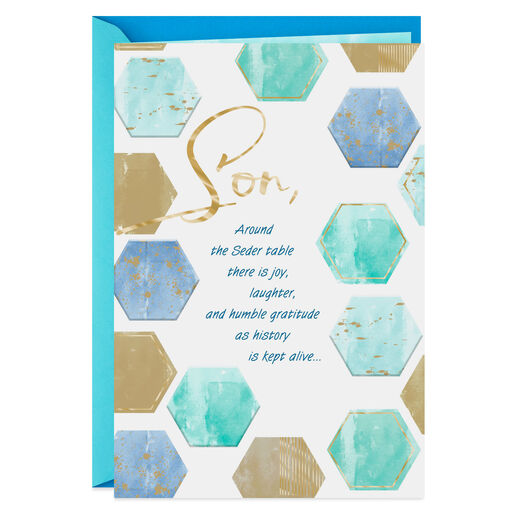 You're Loved So Much Passover Card for Son, 
