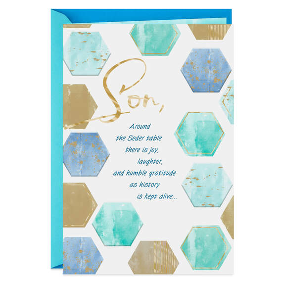 You're Loved So Much Passover Card for Son