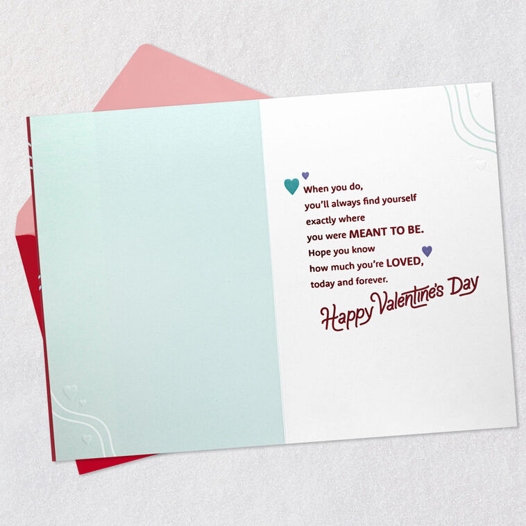 Follow Your Heart Valentine's Day Card for Kids, , large image number 3