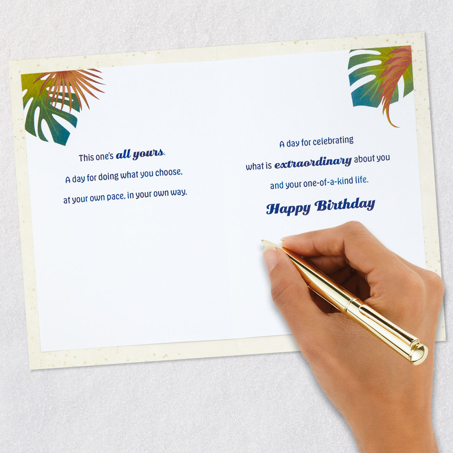 This Day Is All Yours Birthday Card for only USD 7.99 | Hallmark