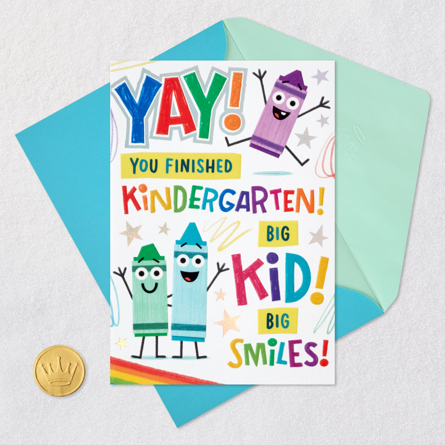Big Kid, Big Smiles Kindergarten Graduation Card - Greeting Cards | Hallmark for Kindergarten Graduation Cards Free Printable