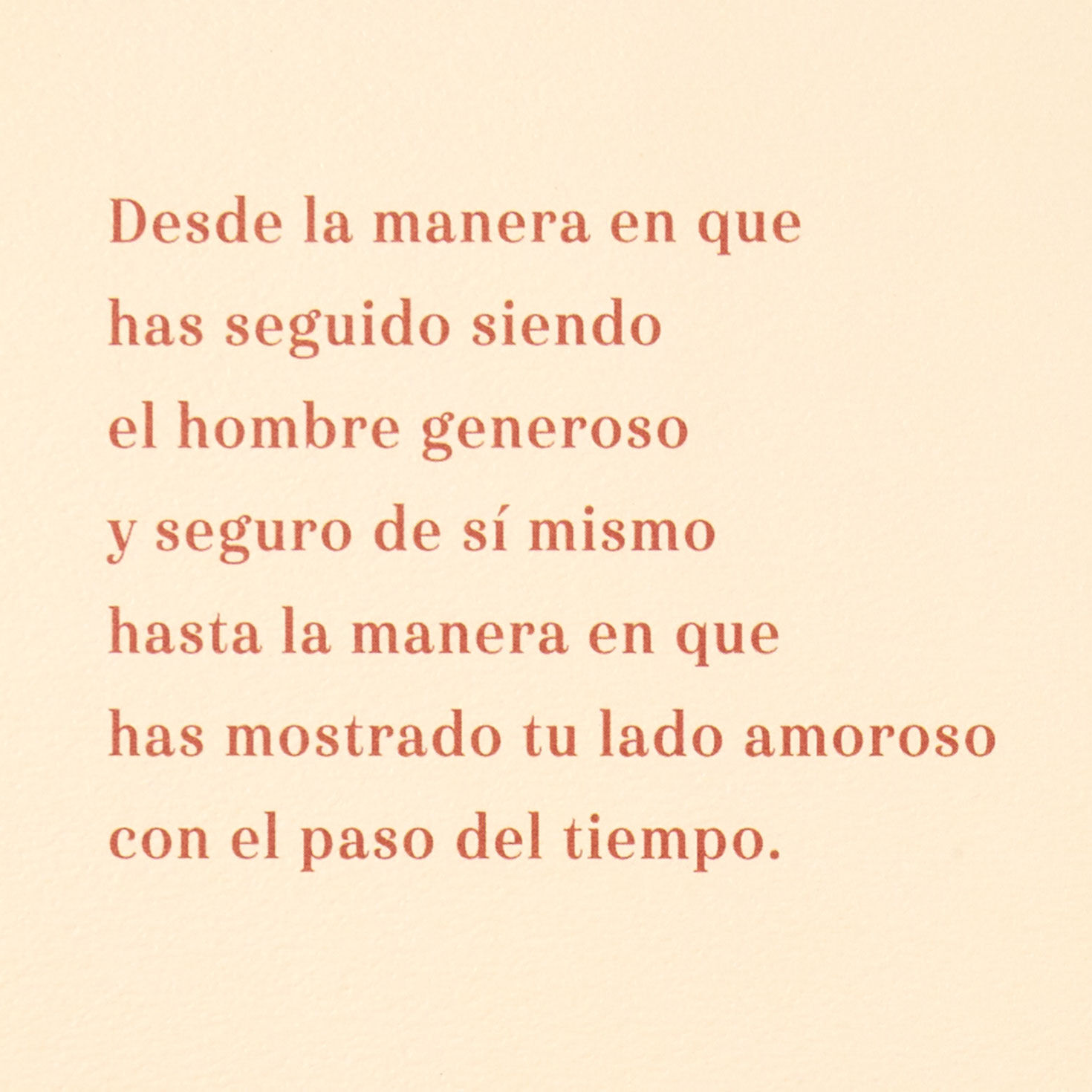 Blue Red Floral Design Dad Birthday Card in Spanish Sentiment image number 2