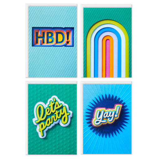 Happy Celebrations Boxed Birthday and Congratulations Cards Assortment, Pack of 12, 