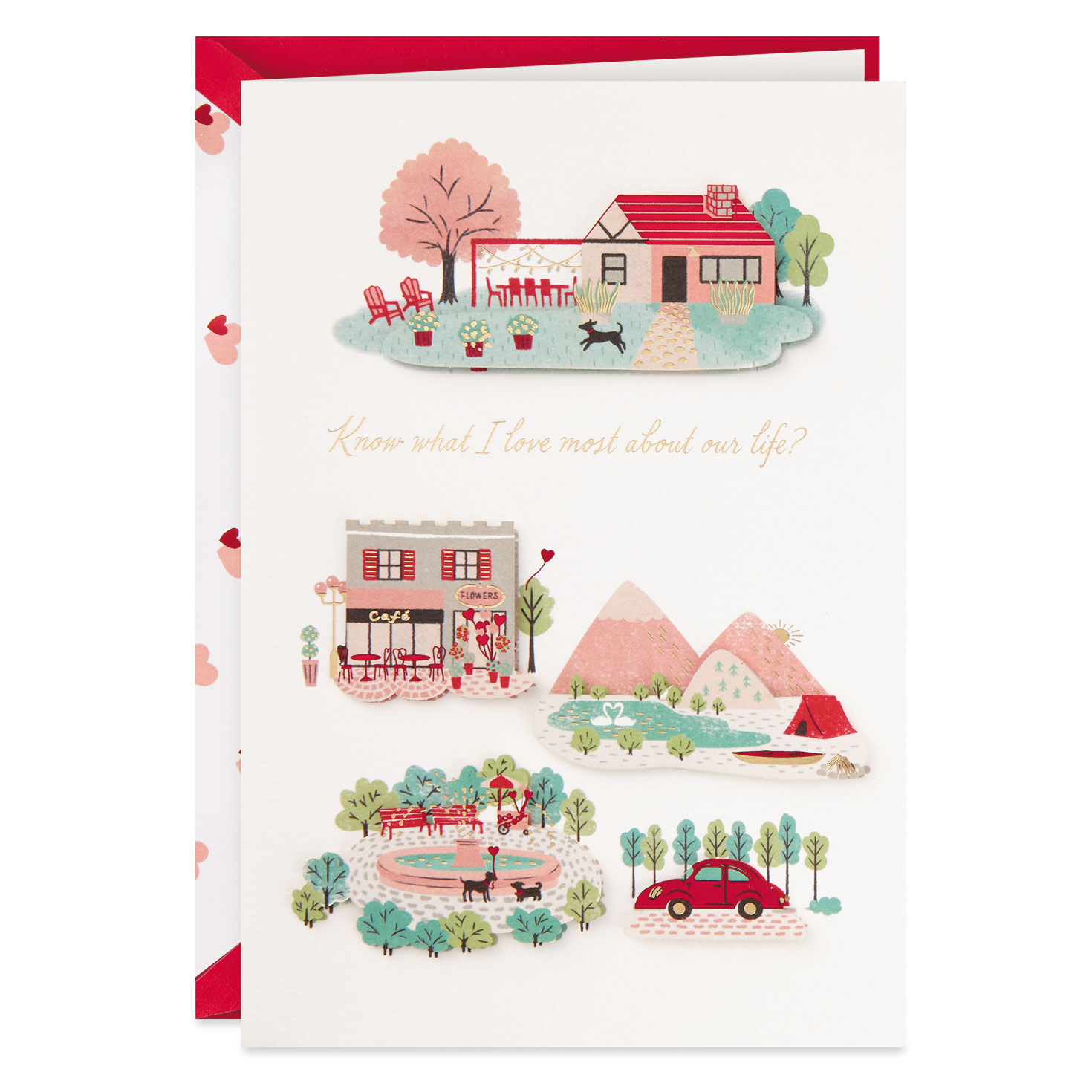 What I Love About Our Life Romantic Anniversary Card for only USD 7.59 | Hallmark