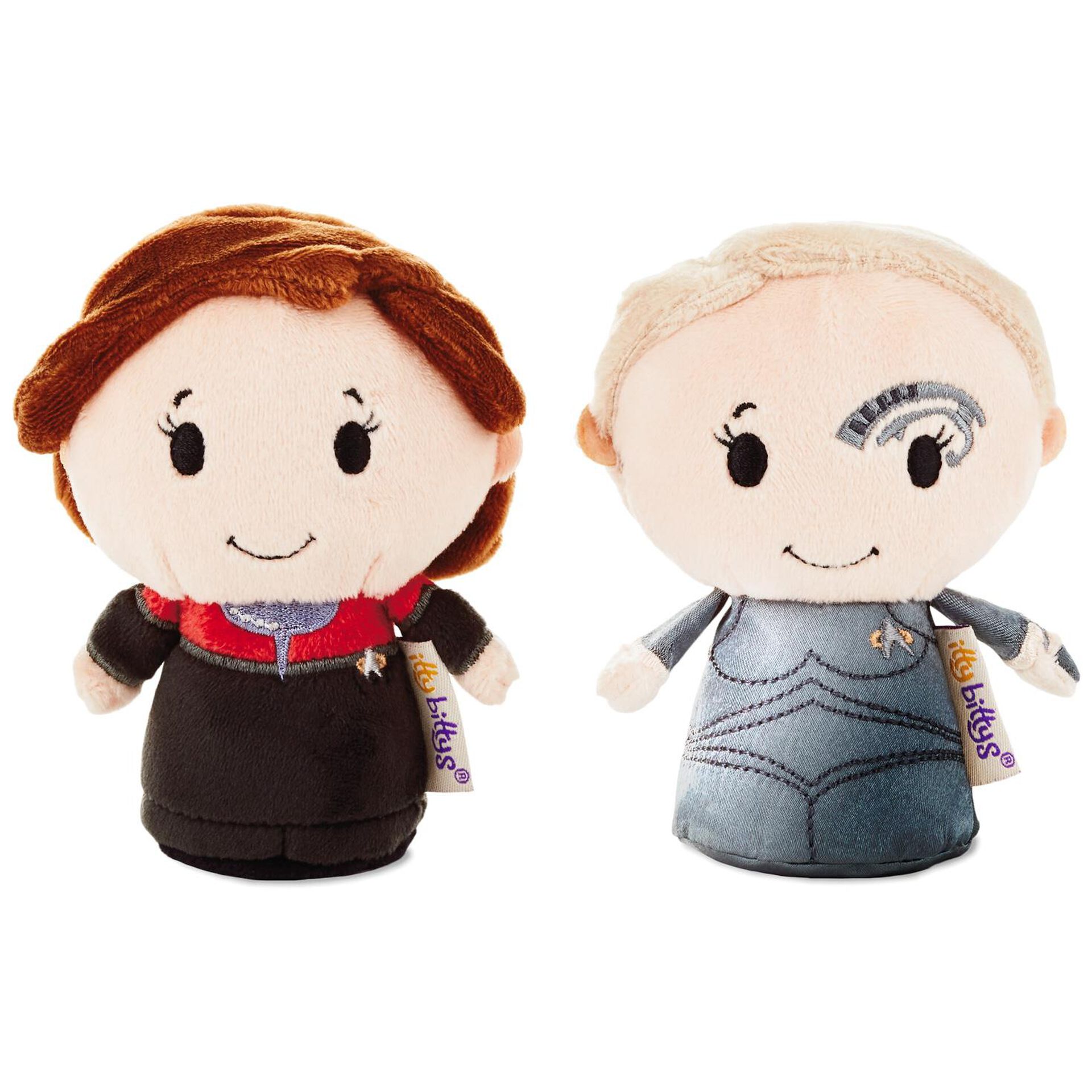 Itty Bittys Star Trek Voyager Captain Janeway Plush And Seven Of Nine Plush Special Edition Set Of 2 Itty Bittys Hallmark