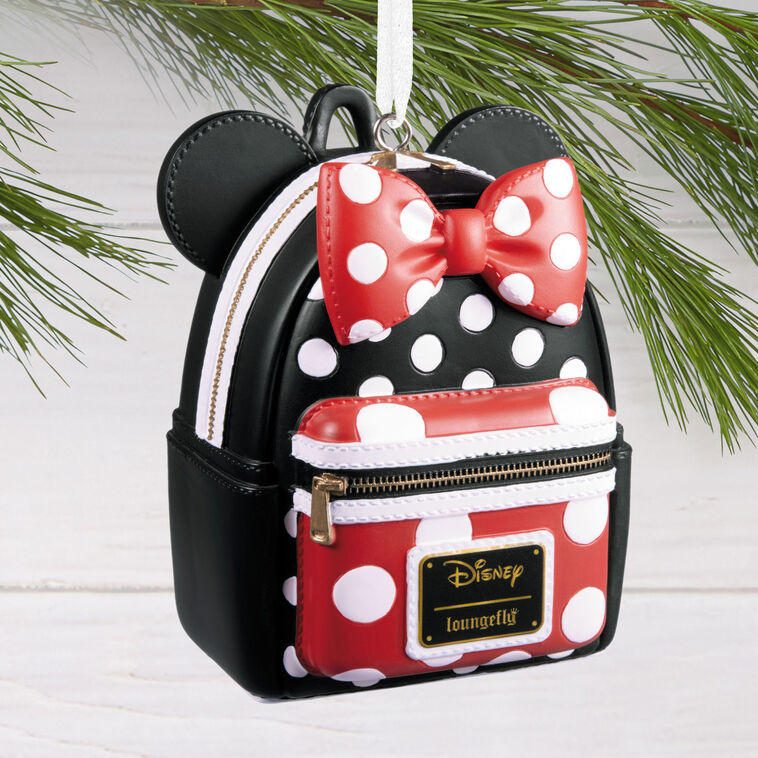 disney christmas loungefly mini backpack - Victorian Mickey and Minnie Mouse youll find padded debossing of various holiday symbols Disney Parks 2021 Christmas Holiday