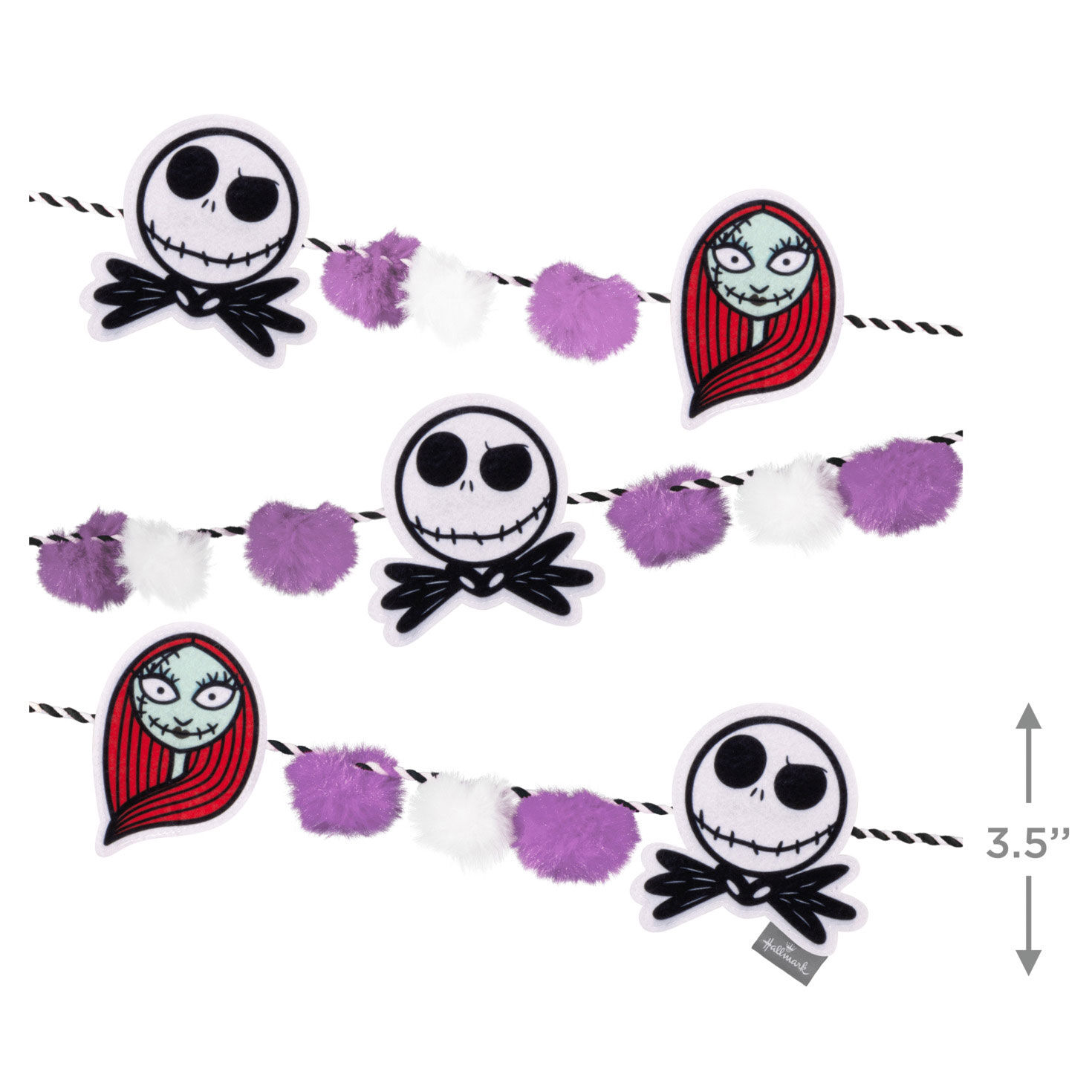 Nightmare Before Christmas Garland measurement image number 3