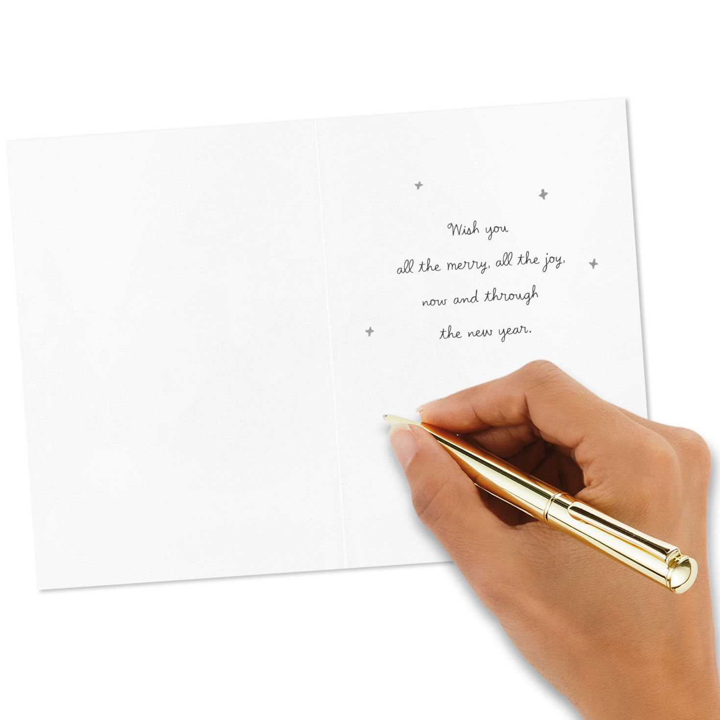 Retro Art Whimsical Christmas Cards Assortment signing card image number 7