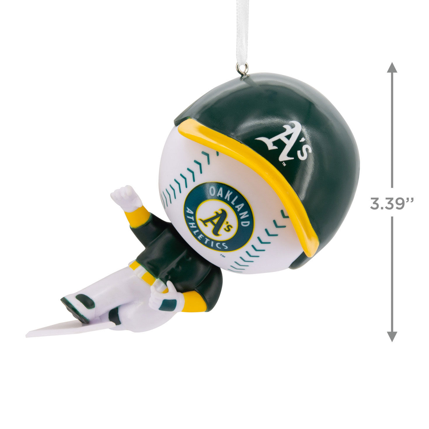MLB Oakland Athletics&trade; Bobblehead Ornament, , large image number 3