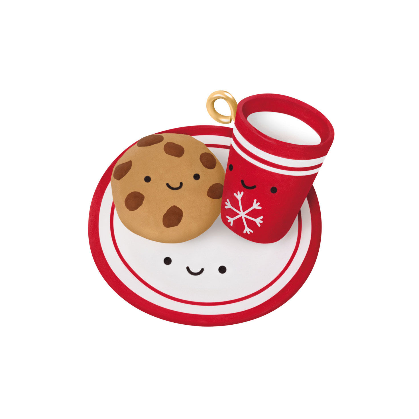 Mini Milk and Cookies Better Together Ornament, 0.75"