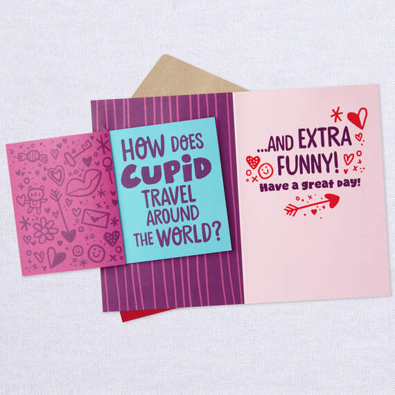 Extra Fun and Funny Joke Book Valentine's Day Card, , large image number 4