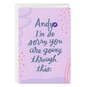 Sorry You're Going Through This Folded Thinking of You Photo Card, , large image number 6