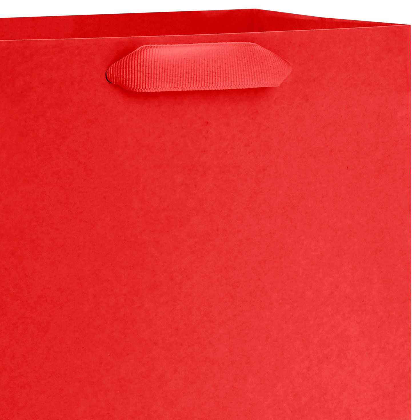 6.5" Solid Red Small Gift Bag, Red, large image number 4