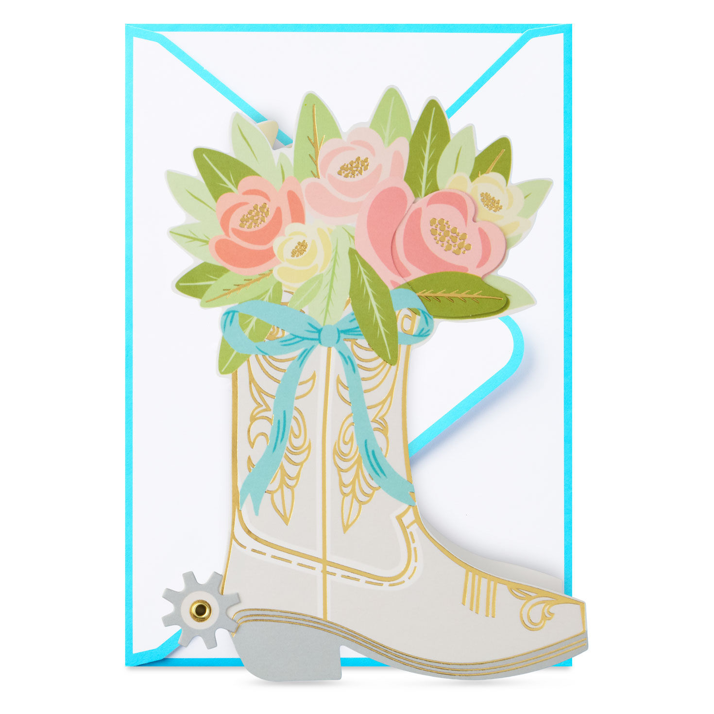 No One Else Could Fill Your Boots Paper Craft Encouragement Card with Mini Card