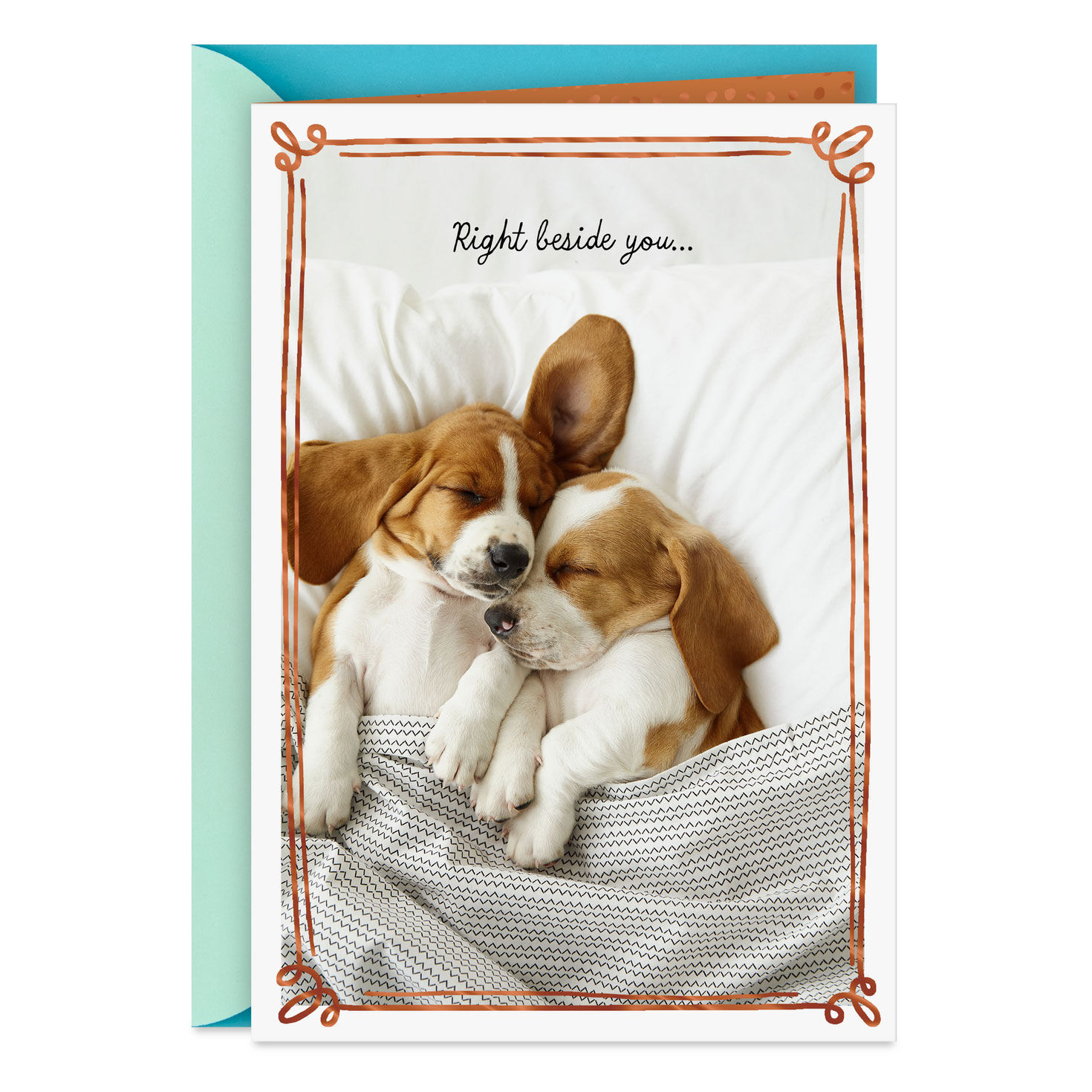 Beside You Love Card