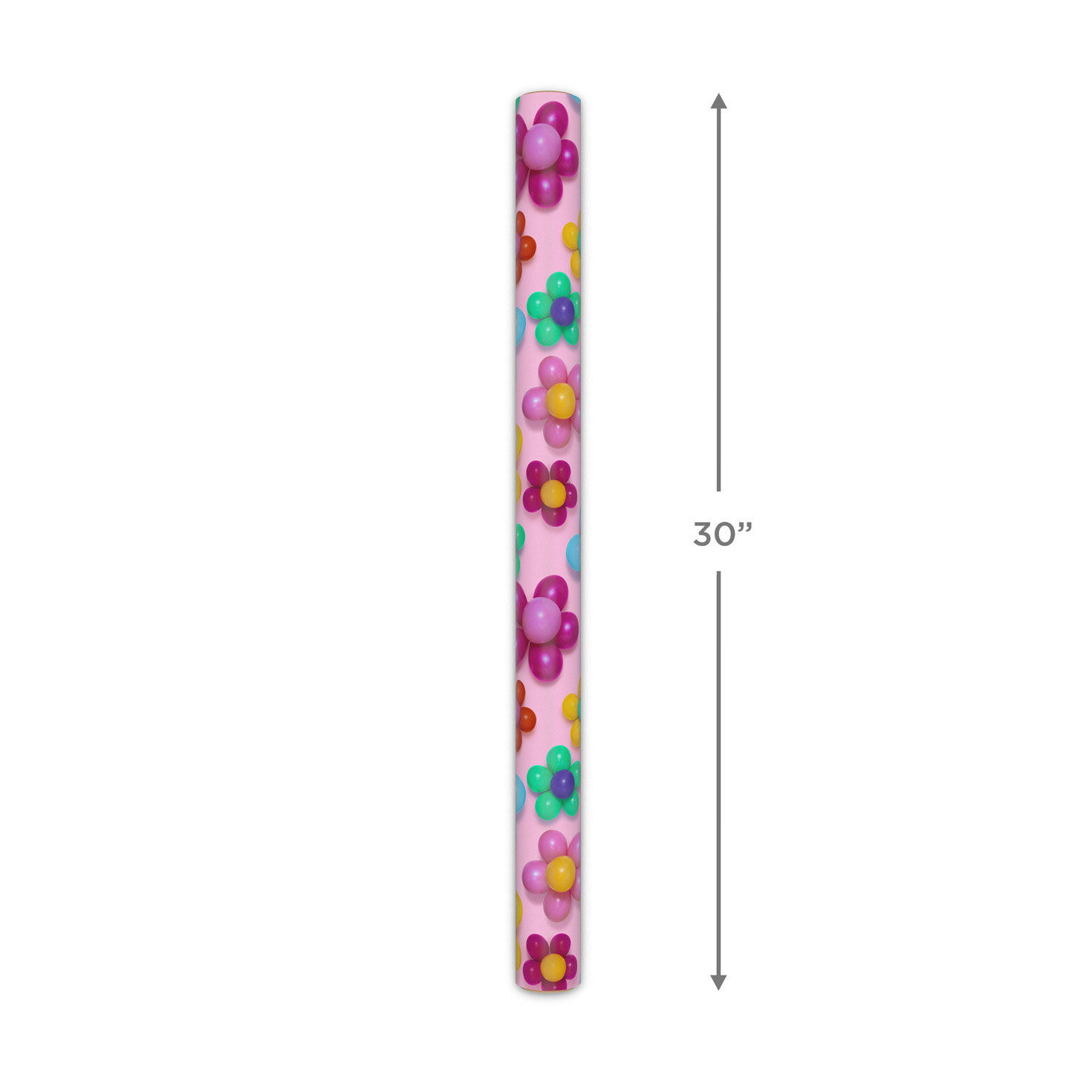 Balloon Flowers on Pink Wrapping Paper, 20 sq. ft. for only USD 4.99 | Hallmark