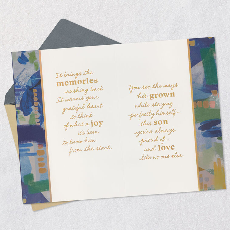 The Ways You've Grown Birthday Card for Son, , large image number 5