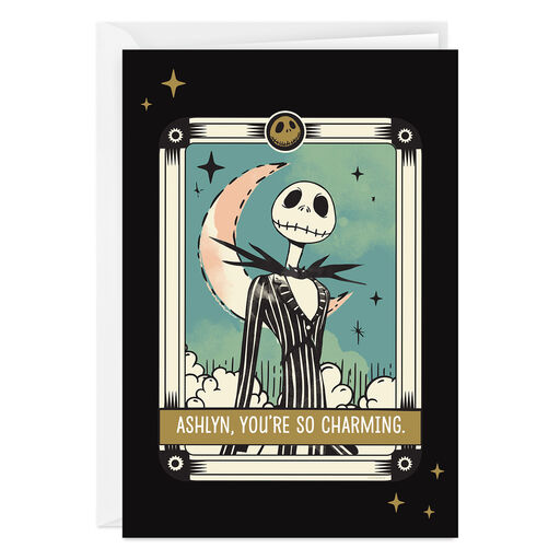 Personalized Disney Tim Burton's The Nightmare Before Christmas Card, 