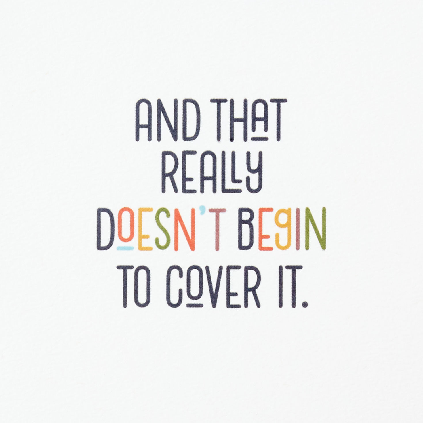 Thanks a Million Thank-You Card, , large image number 2