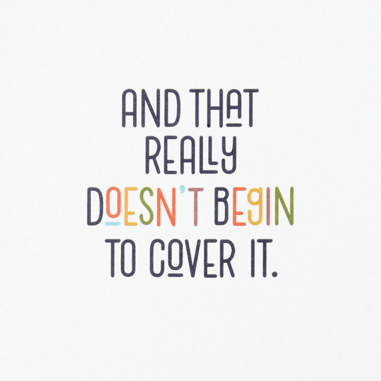 Thanks a Million Thank-You Card, , large image number 2