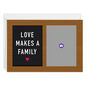 Black Brown Letter Board Personalized Card Card Front indicating personalization image number 3