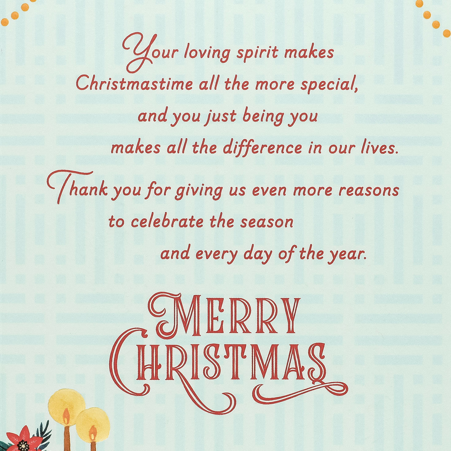 Holiday Home Christmas Card from Both of Us Sentiment image number 2