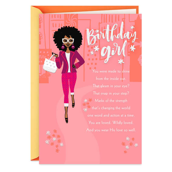 You Were Made to Shine Religious Birthday Card