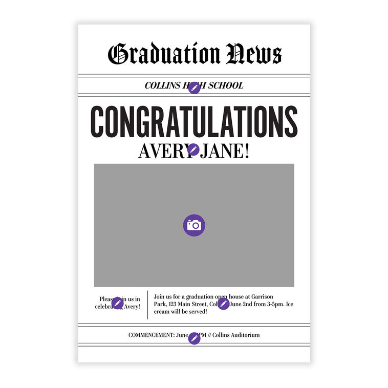 Graduation News Graduation Announcement, , large image number 5