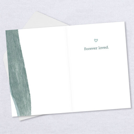 Personalized Forever Remembered Sympathy Photo Card, 