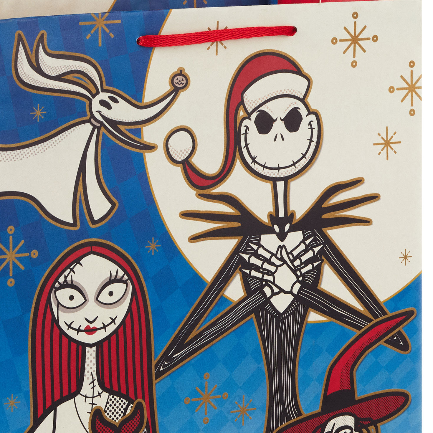 13" Disney Tim Burton's The Nightmare Before Christmas Characters on Blue Large Gift Bag for only USD 4.49 | Hallmark