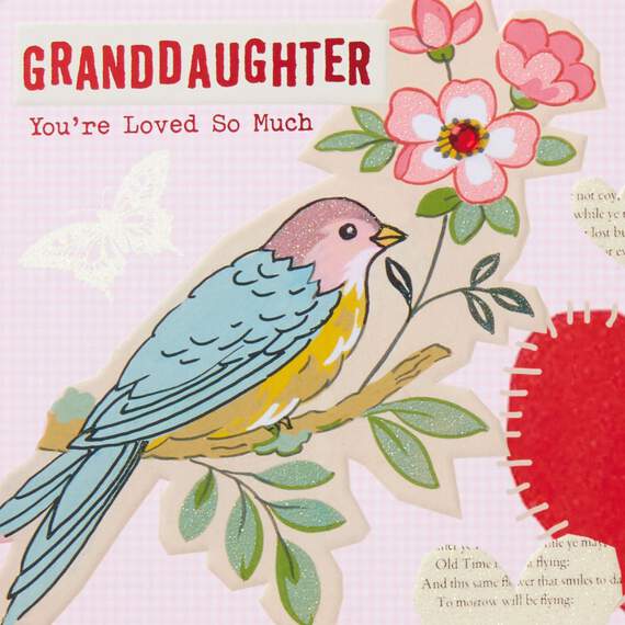 You're Loved So Much Valentine's Day Card for Granddaughter, , large image number 5