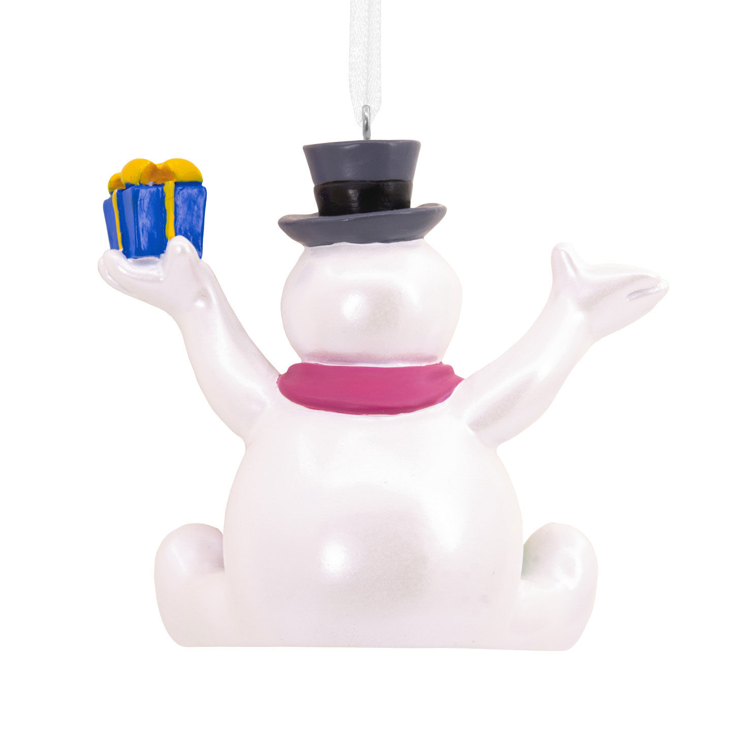 Frosty the Snowman Christmas Ornament Back image number 4