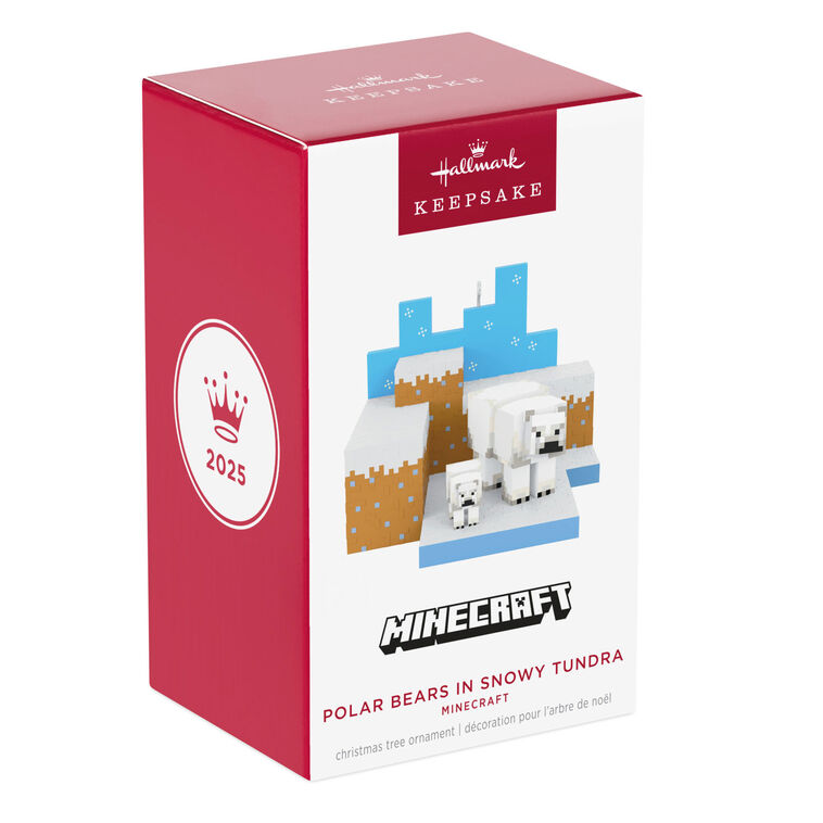 Minecraft Polar Bears Keepsake Ornament Packaging front image number 6
