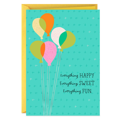 Wishing You Everything Wonderful Birthday Card, 