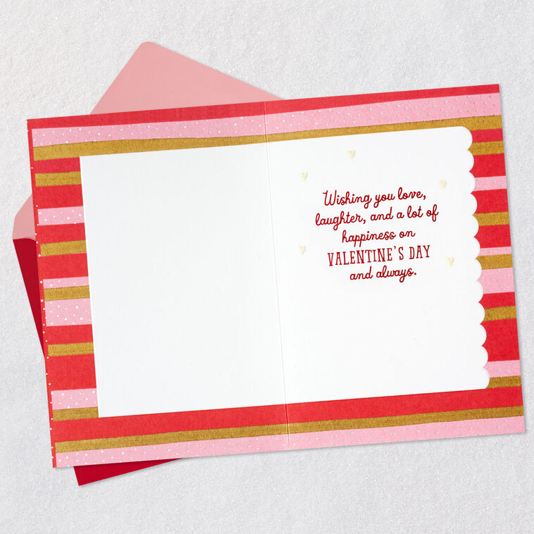 Love, Laughter and Lots of Happiness Valentine's Day Card, , large image number 3