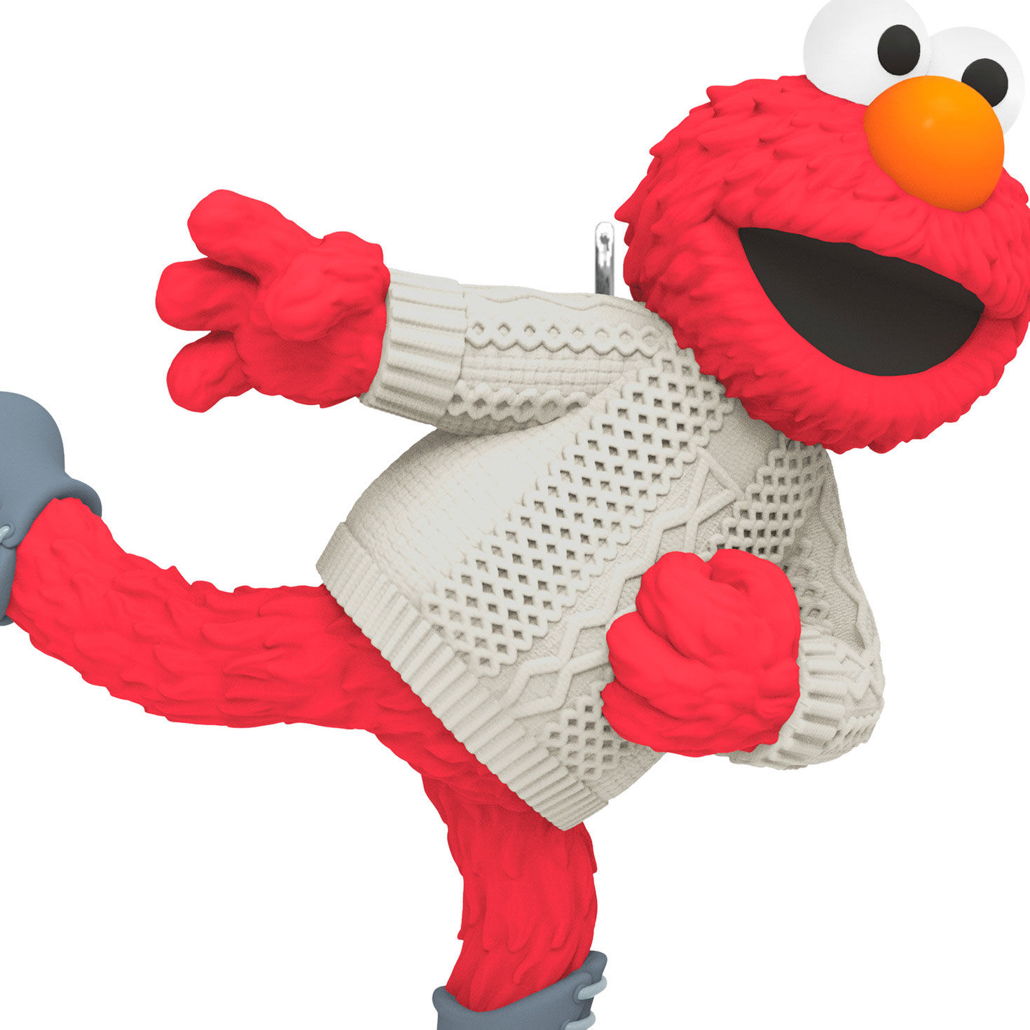 Sesame Street Skating With Elmo Keepsake Ornament closeup view image number 5