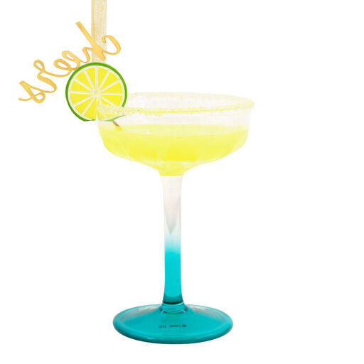 Signature Cheers Margarita Premium Glass Hallmark Ornament, 