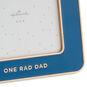 One Rad Dad Blue Enamel 4x4 Picture Frame upclose view image number 3