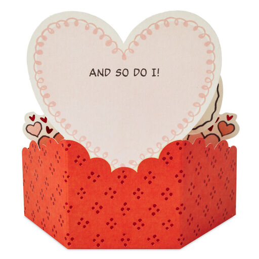 Peanuts® Snoopy and Woodstock Hearts 3D Pop-Up Valentine's Day Card, 