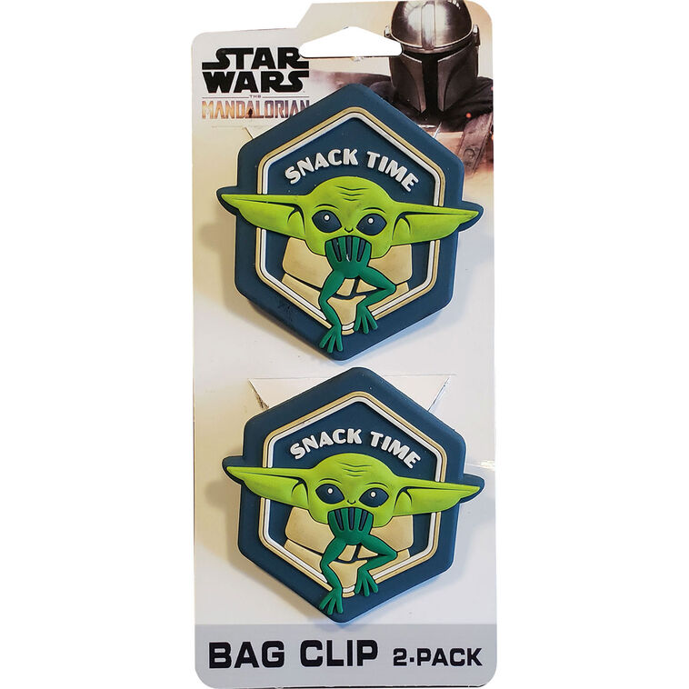 Star Wars: The Mandalorian Snack Time Bag Clips, Set of 2