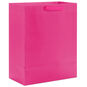 13" Hot Pink Large Gift Bag, Hot Pink, large image number 6