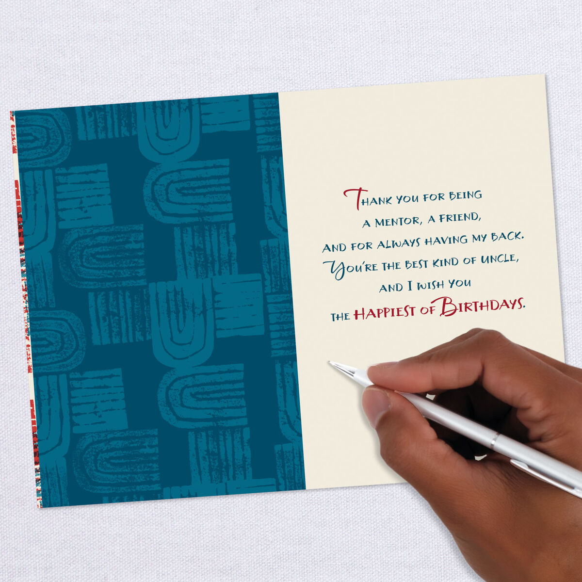 a mentor and friend birthday card for uncle greeting
