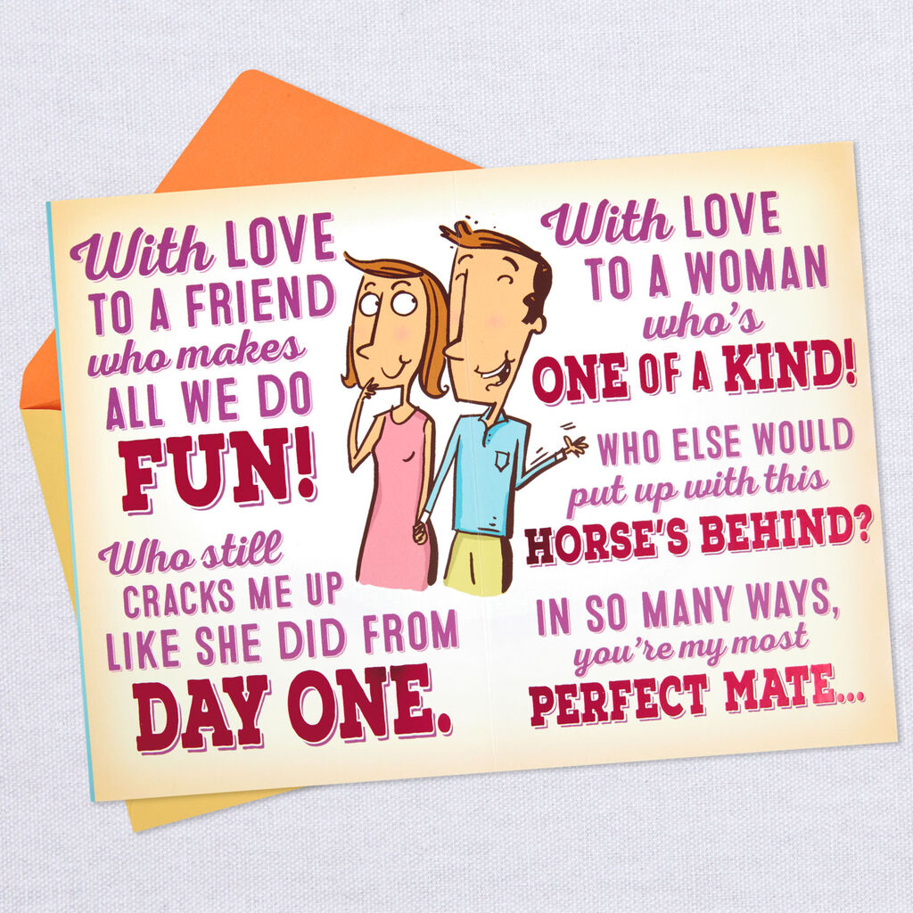 With Love Funny Birthday Card For Wife Greeting Cards Hallmark