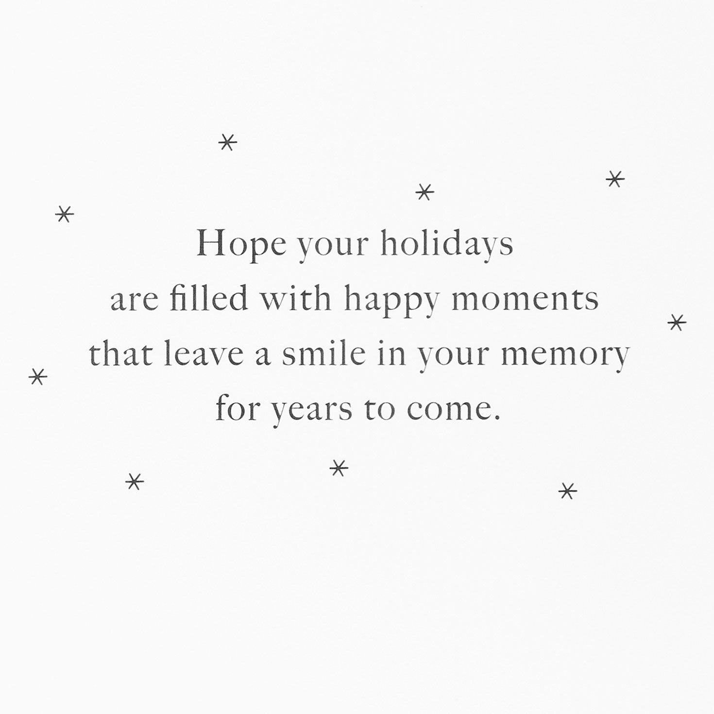 Smiling Snowman on Blue Boxed Christmas Cards Sentiment Detail image number 4