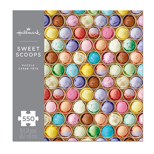 Sweet Scoops 550-Piece Jigsaw Puzzle, 